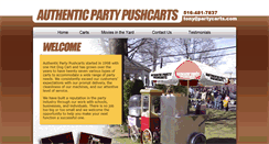 Desktop Screenshot of partycarts.com